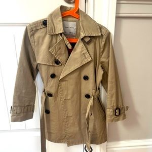 Zara Boys Trench Coat. Like New!